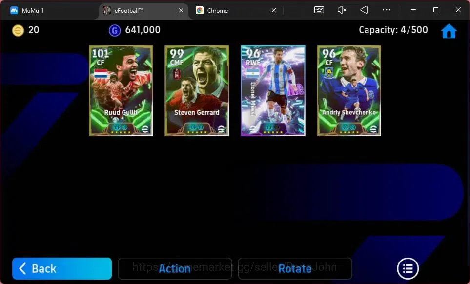 eFootball Accounts ANDROID|PW 3047|Epc Gerrard|Epc Ruud Gullit|Epc Sh image 8
