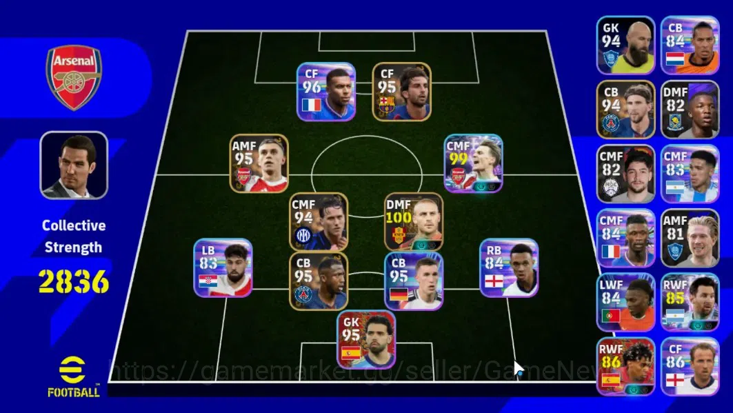 eFootball Accounts Android|Epic Daniele De Rossi,Showtime Martin Odeg image 1