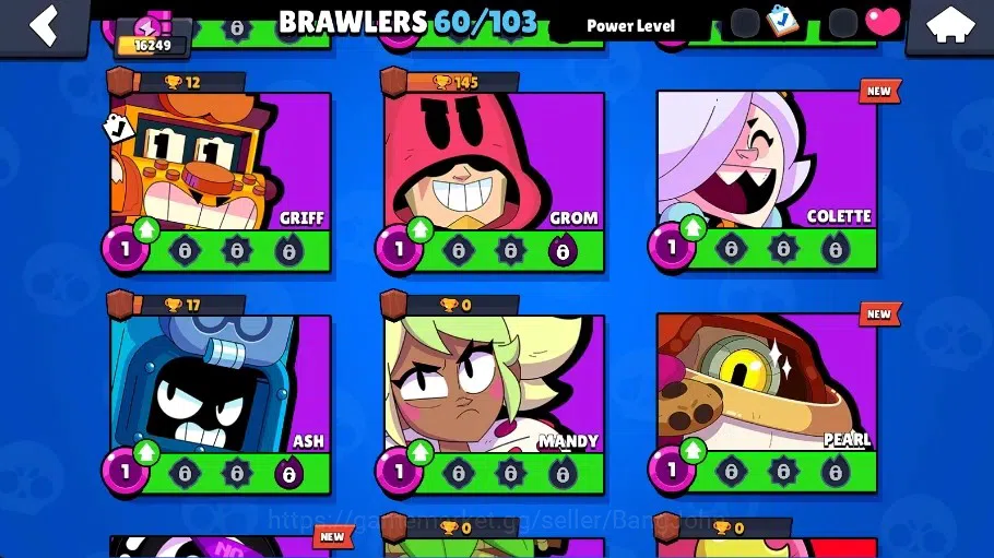 Brawl Stars Accounts Global|16249 Thropy|60 Brawlers - 13 Max|12 Hyperc image 14