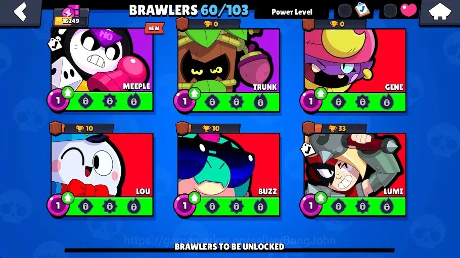 Brawl Stars Accounts Global|16249 Thropy|60 Brawlers - 13 Max|12 Hyperc image 15