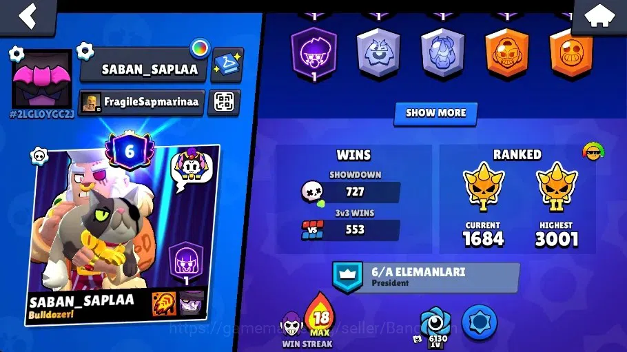 Brawl Stars Accounts Global|16249 Thropy|60 Brawlers - 13 Max|12 Hyperc image 3