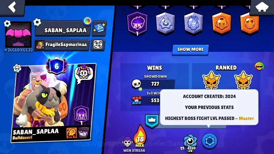 Brawl Stars Accounts Global|16249 Thropy|60 Brawlers - 13 Max|12 Hyperc image 4