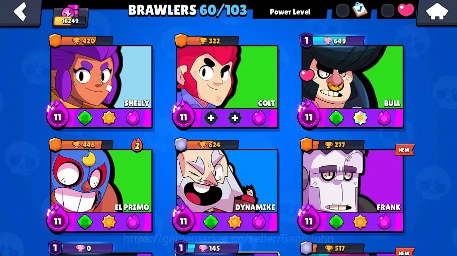 Brawl Stars Accounts Global|16249 Thropy|60 Brawlers - 13 Max|12 Hyperc image 6