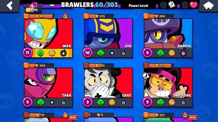 Brawl Stars Accounts Global|16249 Thropy|60 Brawlers - 13 Max|12 Hyperc image 8