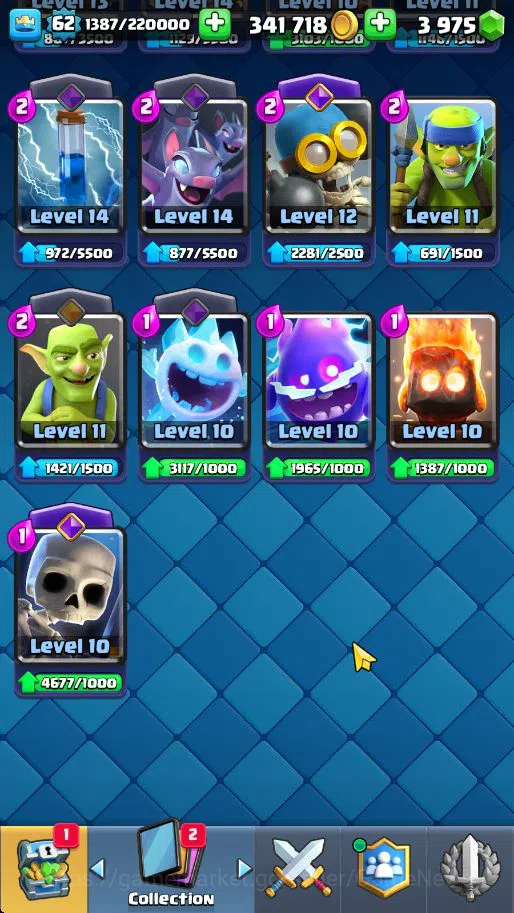 Clash Royale Accounts Lv 62|Trophy 10068|KTL 15|Total Card 121|4 Hero 14 image 10