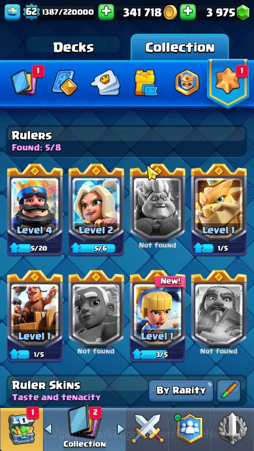 Clash Royale Accounts Lv 62|Trophy 10068|KTL 15|Total Card 121|4 Hero 14 image 3