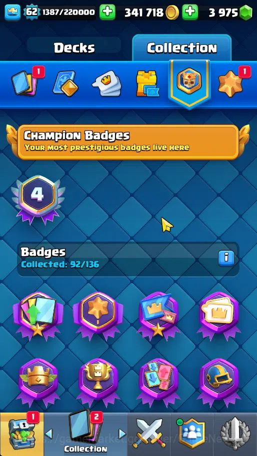 Clash Royale Accounts Lv 62|Trophy 10068|KTL 15|Total Card 121|4 Hero 14 image 4