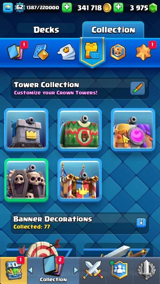 Clash Royale Accounts Lv 62|Trophy 10068|KTL 15|Total Card 121|4 Hero 14 image 6