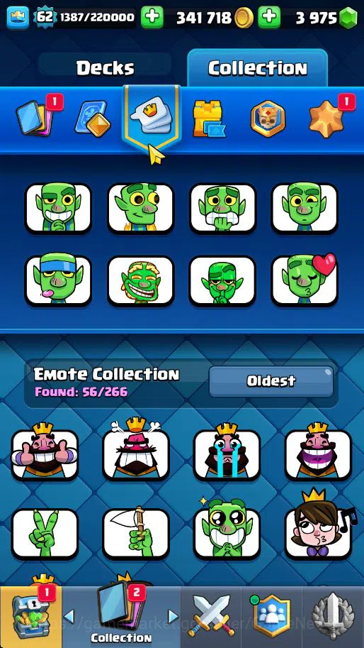 Clash Royale Accounts Lv 62|Trophy 10068|KTL 15|Total Card 121|4 Hero 14 image 7