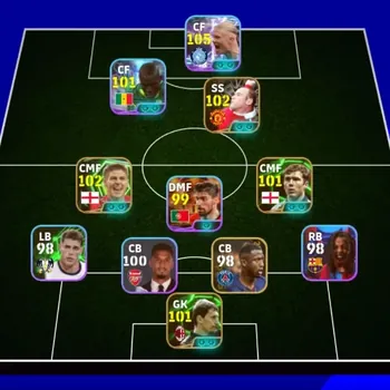 eFootball Accounts Legends & Iconic Players Android|Power 3100|Epic Paul Scholes,Wayne Rooney,Christian Abbiati,Gerrard|8
