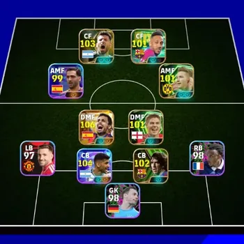 eFootball Accounts Legends & Iconic Players Android|PW 3104|BigT Rodri,Epic MarcoReus Puyol Gerrard Aguero Shevchenko,Showt