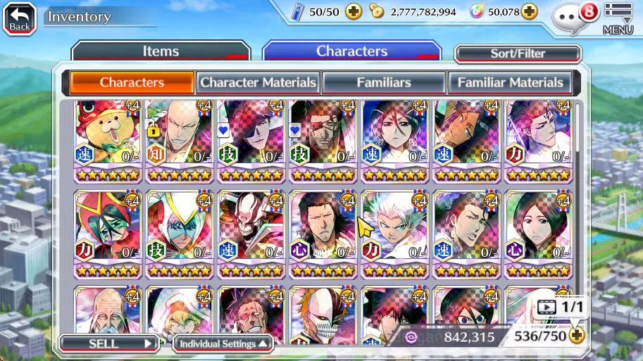 Bleach: Brave Souls Accounts [GBL]50K Orb|TYBW26(Aizen,Ikkaku,Shunsui),Rukia 10 image 6