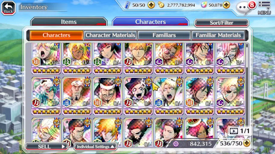 Bleach: Brave Souls Accounts [GBL]50K Orb|TYBW26(Aizen,Ikkaku,Shunsui),Rukia 10 image 7