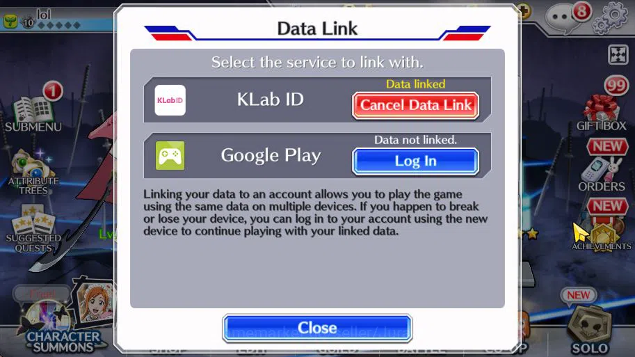 Bleach: Brave Souls Accounts [GBL]50K Orb|TYBW26(Aizen,Ikkaku,Shunsui),Rukia 10 image 9