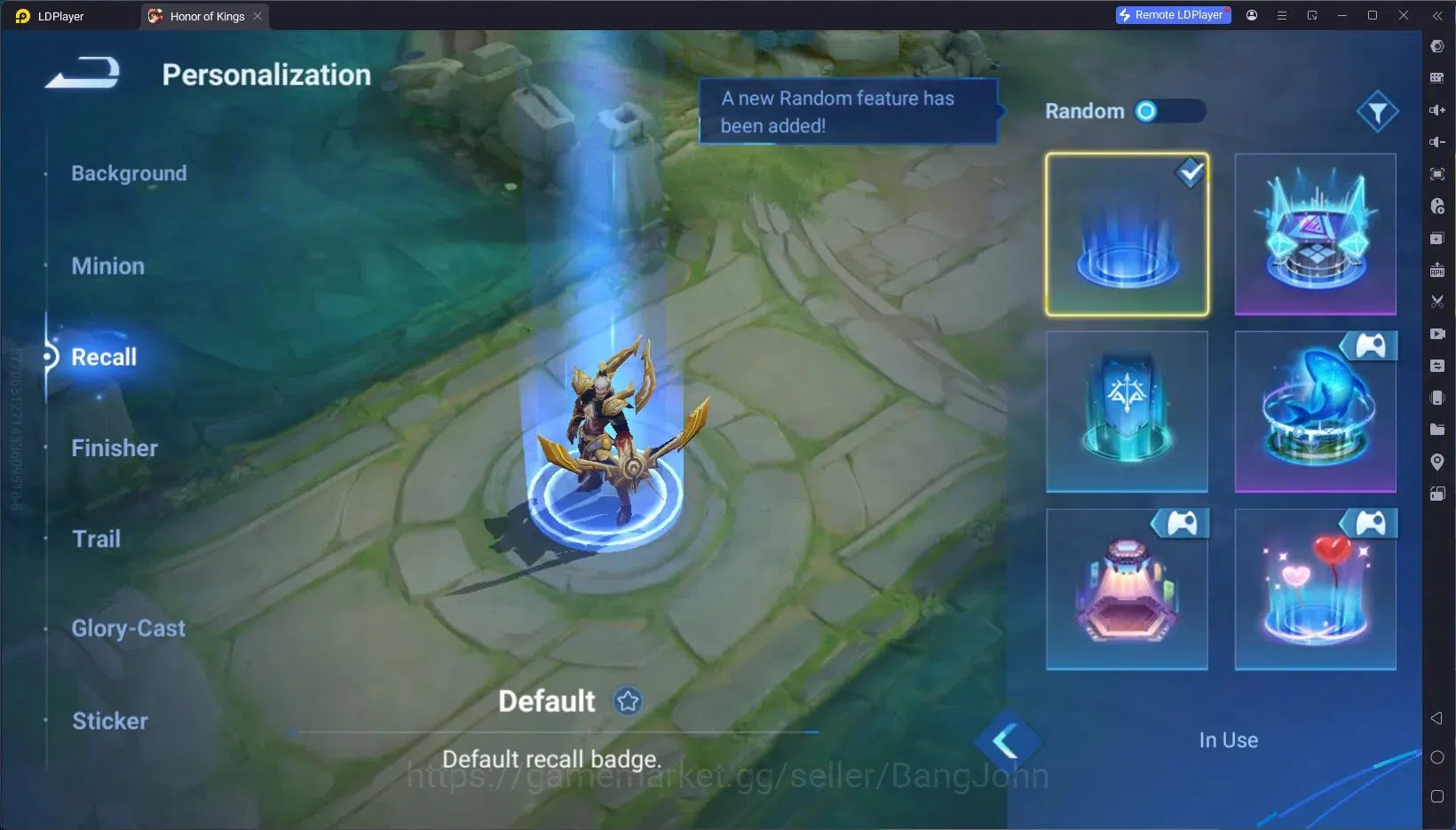 Honor of Kings Accounts Global | 58H 27S | KIC Luna, LEGEND Hou Yi, Collab image 4