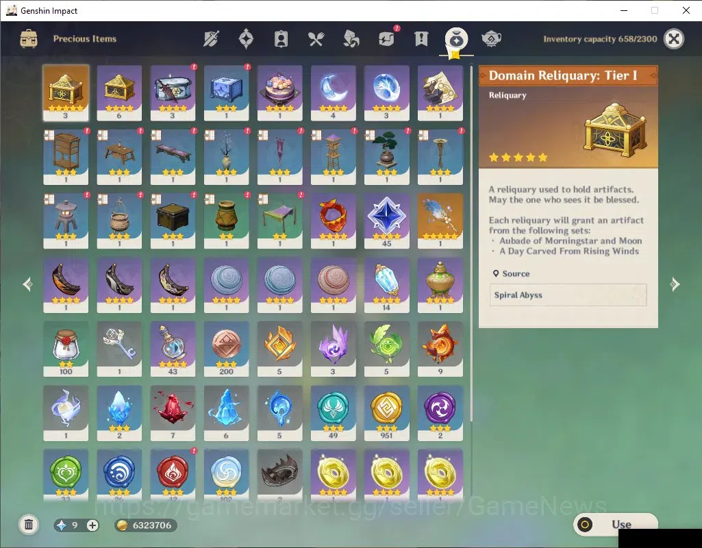 Genshin Impact Accounts ASIA|AR 56|7 Limited+2(*5Weapon)|Nefer,Columbina,F image 8