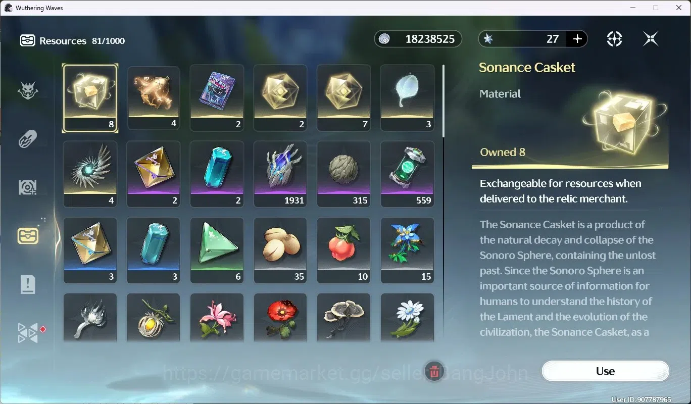 Wuthering Waves Accounts SEA|UL 48|Rank 5|1 Char Limited [Lucy R6,Rebecca]+ image 15