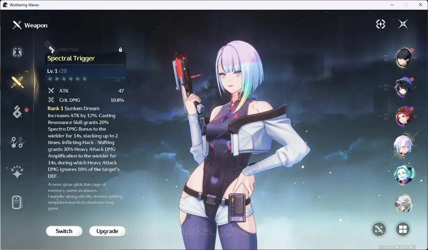 Wuthering Waves Accounts SEA|UL 48|Rank 5|1 Char Limited [Lucy R6,Rebecca]+ image 4
