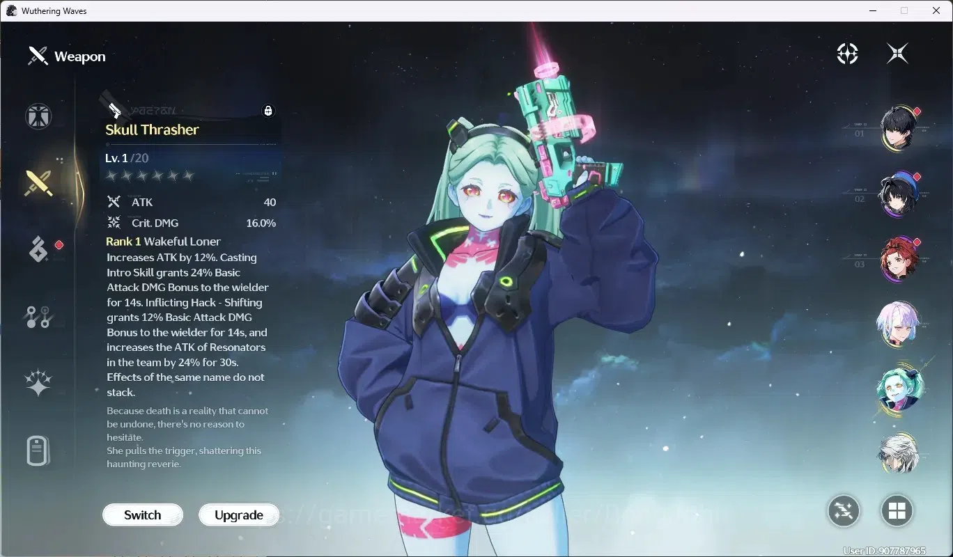 Wuthering Waves Accounts SEA|UL 48|Rank 5|1 Char Limited [Lucy R6,Rebecca]+ image 6