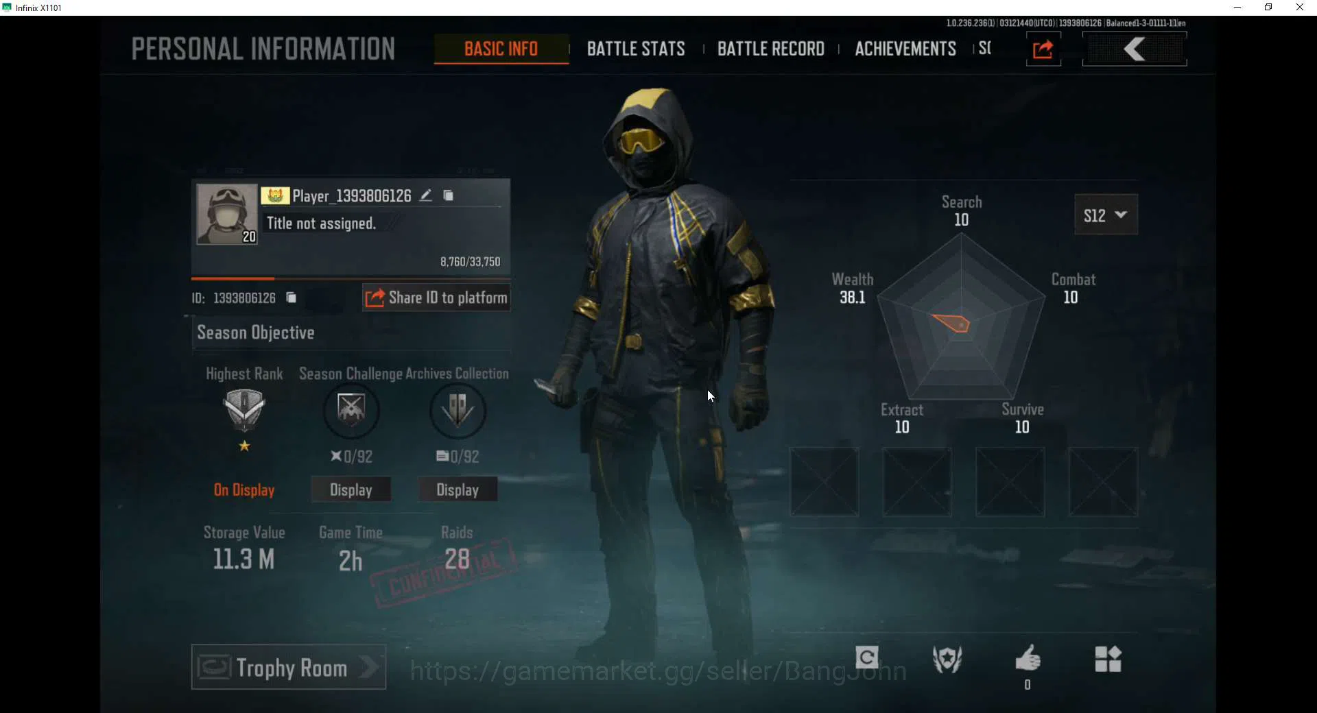 Arena Breakout Accounts Mobile | Lvl 20 | SV 11.4M | CV 10.6M | Take Mail  image 11