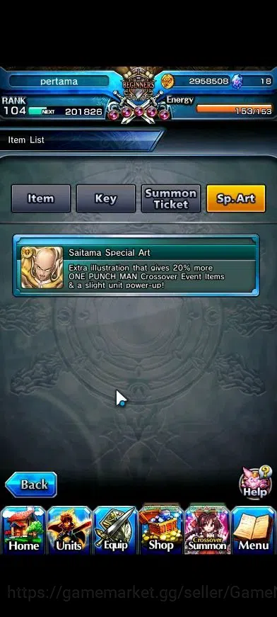 Grand Summoners Accounts Global|1 Sp Art|Rank 104|21 Ascend+7 TW|(Chloe,DL image 2