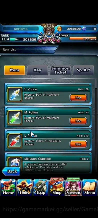 Grand Summoners Accounts Global|1 Sp Art|Rank 104|21 Ascend+7 TW|(Chloe,DL image 3