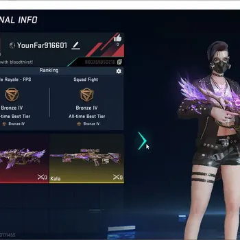 Blood Strike Accounts Others ASIA|1 ETERNAL: RPK-Flourish |  | 1 LEGENDARY GUN | 1 LEGENDARY STRIKER | CHEK