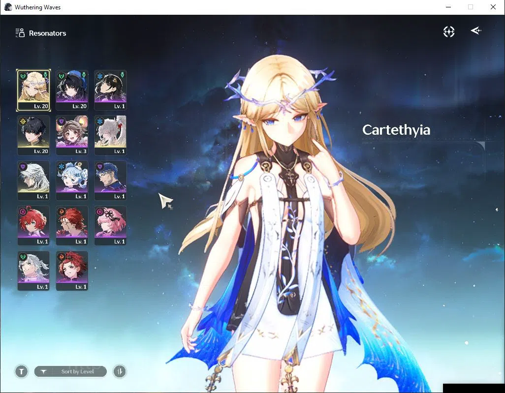 Wuthering Waves Accounts SEA | UL 20 | 2 Limited | Hiyuki, Cartethyia |Data image 2