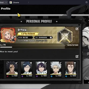 BLEACH: Soul Resonance Accounts Nuverse SEA |Lv.79|12 SSR 9