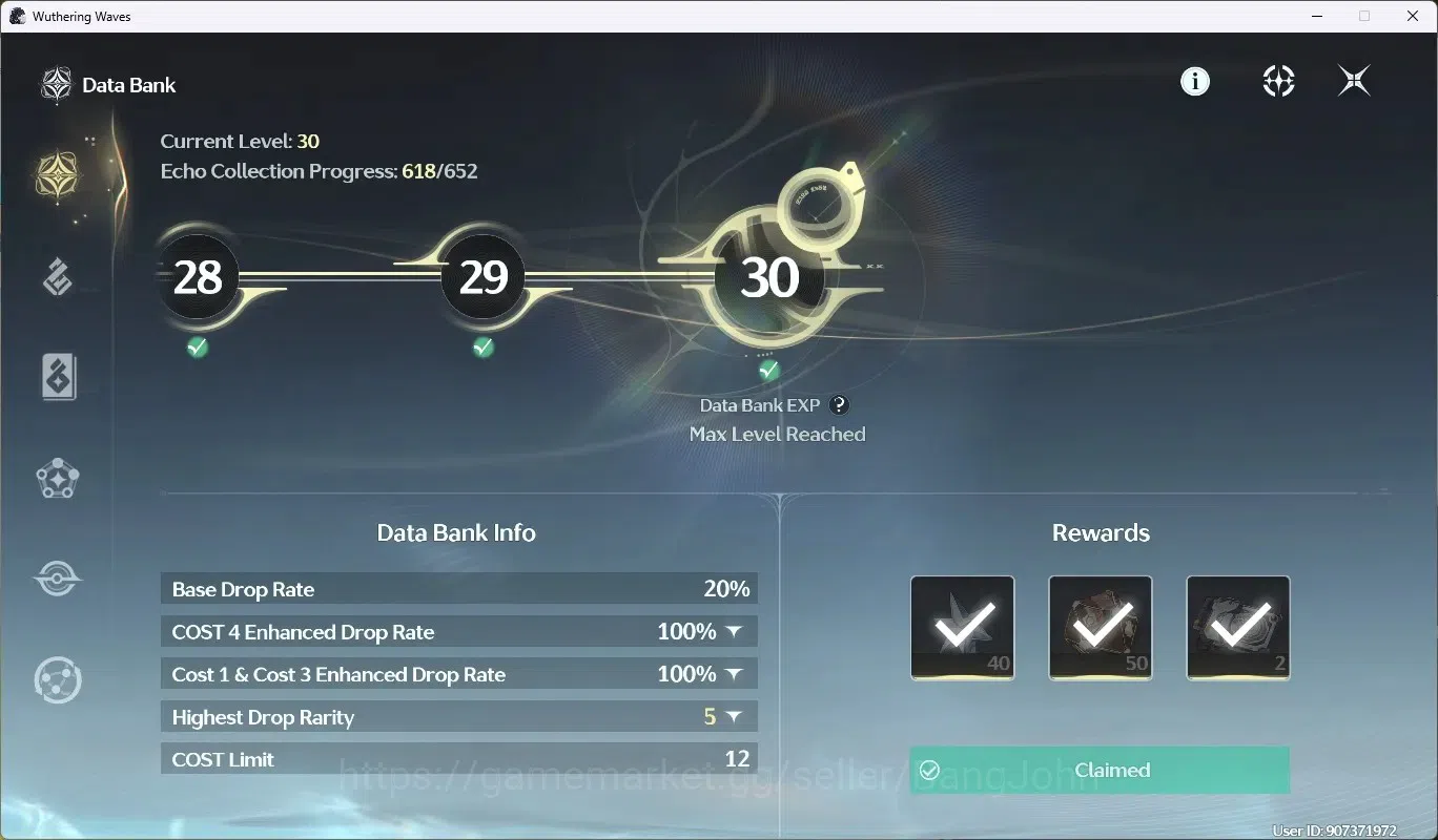 Wuthering Waves Accounts SEA|UL 56|Rank 6|5 Char Limited [LucyRC2,Rebecca,C image 12