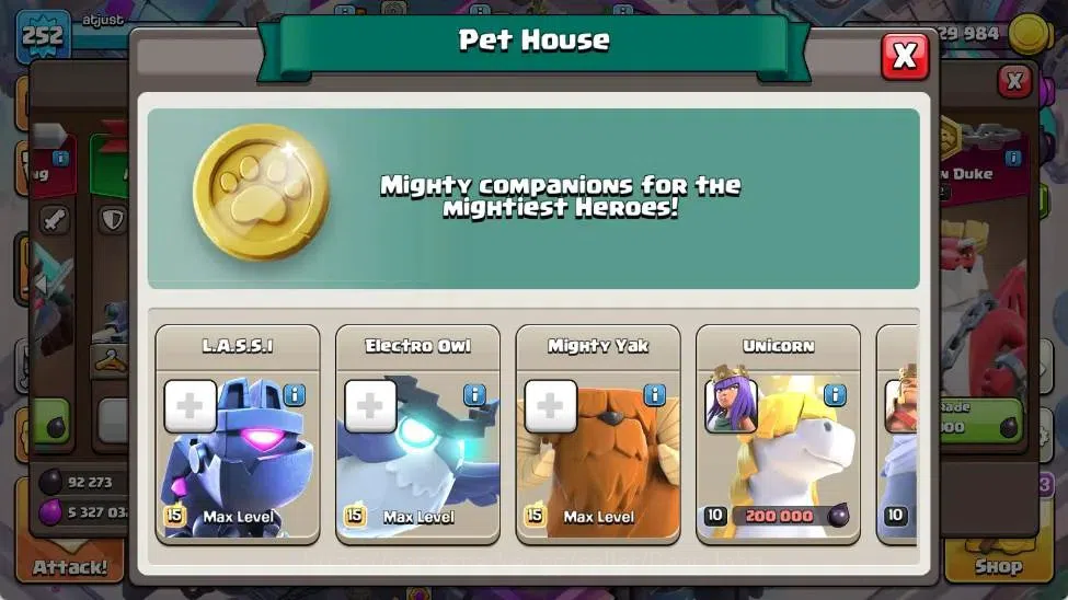 Clash of Clans Accounts Global | TH 16-BH 10 | LVL 252|HH 10|AQ 95 ,MP 72 image 11