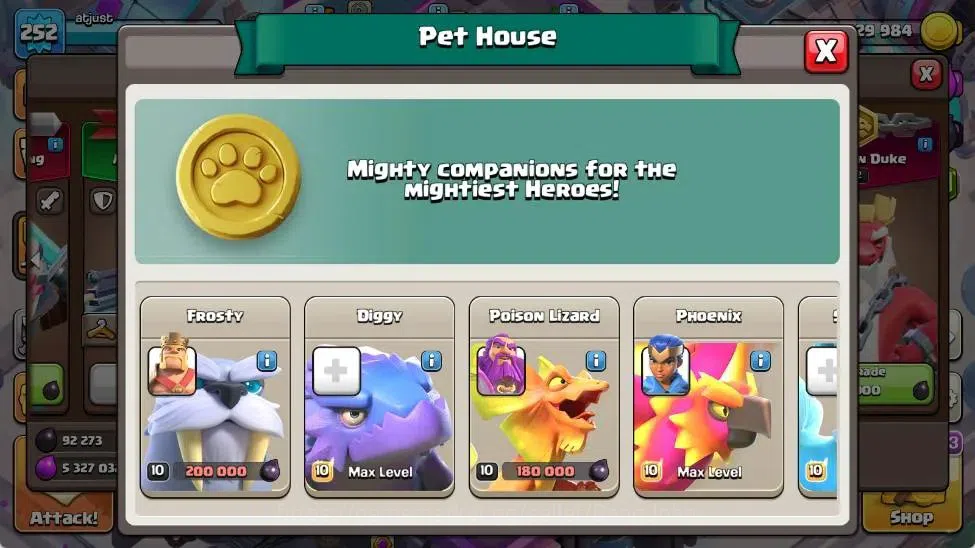 Clash of Clans Accounts Global | TH 16-BH 10 | LVL 252|HH 10|AQ 95 ,MP 72 image 12