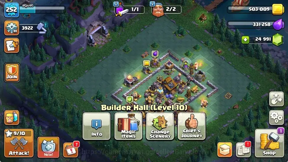 Clash of Clans Accounts Global | TH 16-BH 10 | LVL 252|HH 10|AQ 95 ,MP 72 image 19