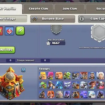 Clash of Clans High-End Global | TH 16-BH 10 | LVL 252|HH 10|AQ 95 ,MP 72  image 1