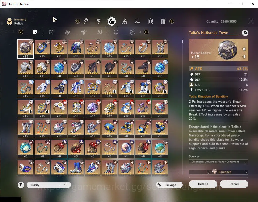 Honkai Star Rail Accounts Asia|TL 70|Free GI|15 Limited|[Phainon,Cerydra]+Si image 13