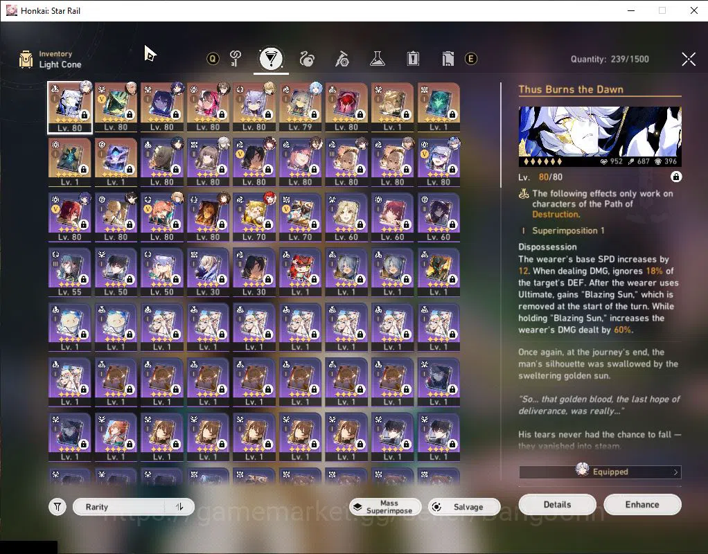 Honkai Star Rail Accounts Asia|TL 70|Free GI|15 Limited|[Phainon,Cerydra]+Si image 15