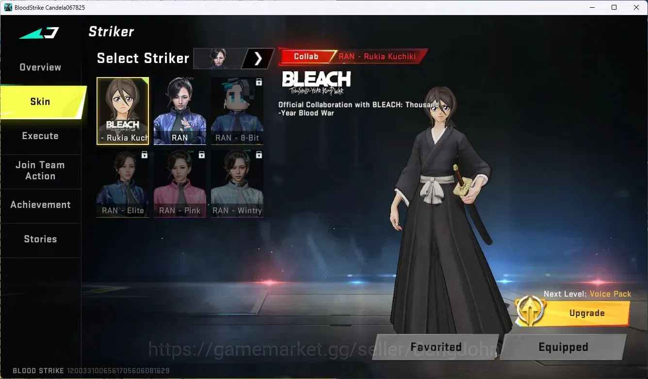 Blood Strike Accounts ASIA | 4 Collab Gun | 4 Legendary Guns | Collab RA image 13