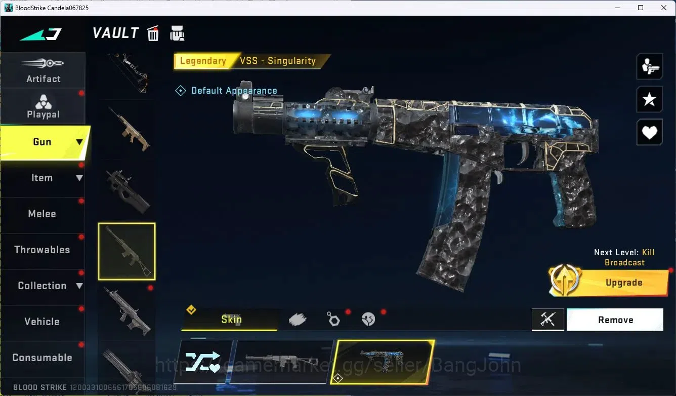 Blood Strike Accounts ASIA | 4 Collab Gun | 4 Legendary Guns | Collab RA image 6