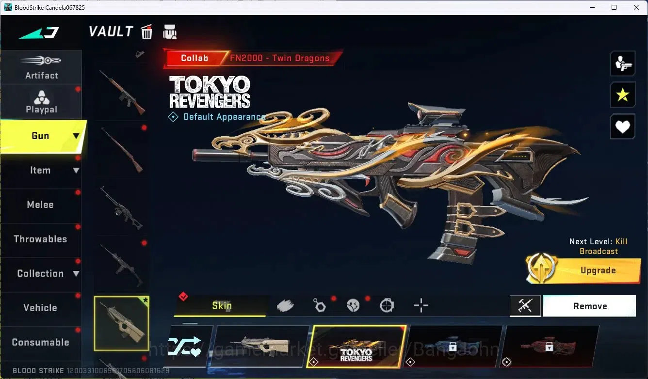 Blood Strike Accounts ASIA | 4 Collab Gun | 4 Legendary Guns | Collab RA image 9