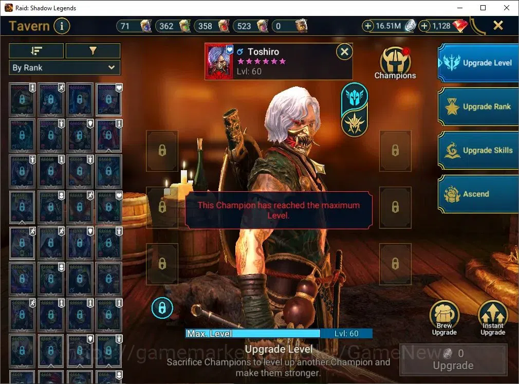 Raid: Shadow Legends Accounts Lv52 |1M Power|1 Mythic(Toshiro)|25 Legend (McAnge image 16