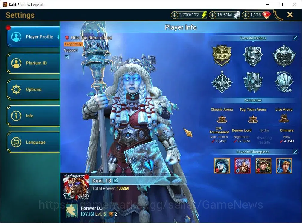 Raid: Shadow Legends Accounts Lv52 |1M Power|1 Mythic(Toshiro)|25 Legend (McAnge image 2