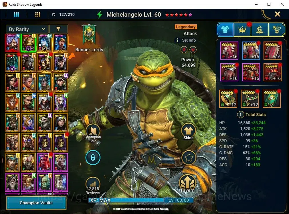 Raid: Shadow Legends Accounts Lv52 |1M Power|1 Mythic(Toshiro)|25 Legend (McAnge image 4
