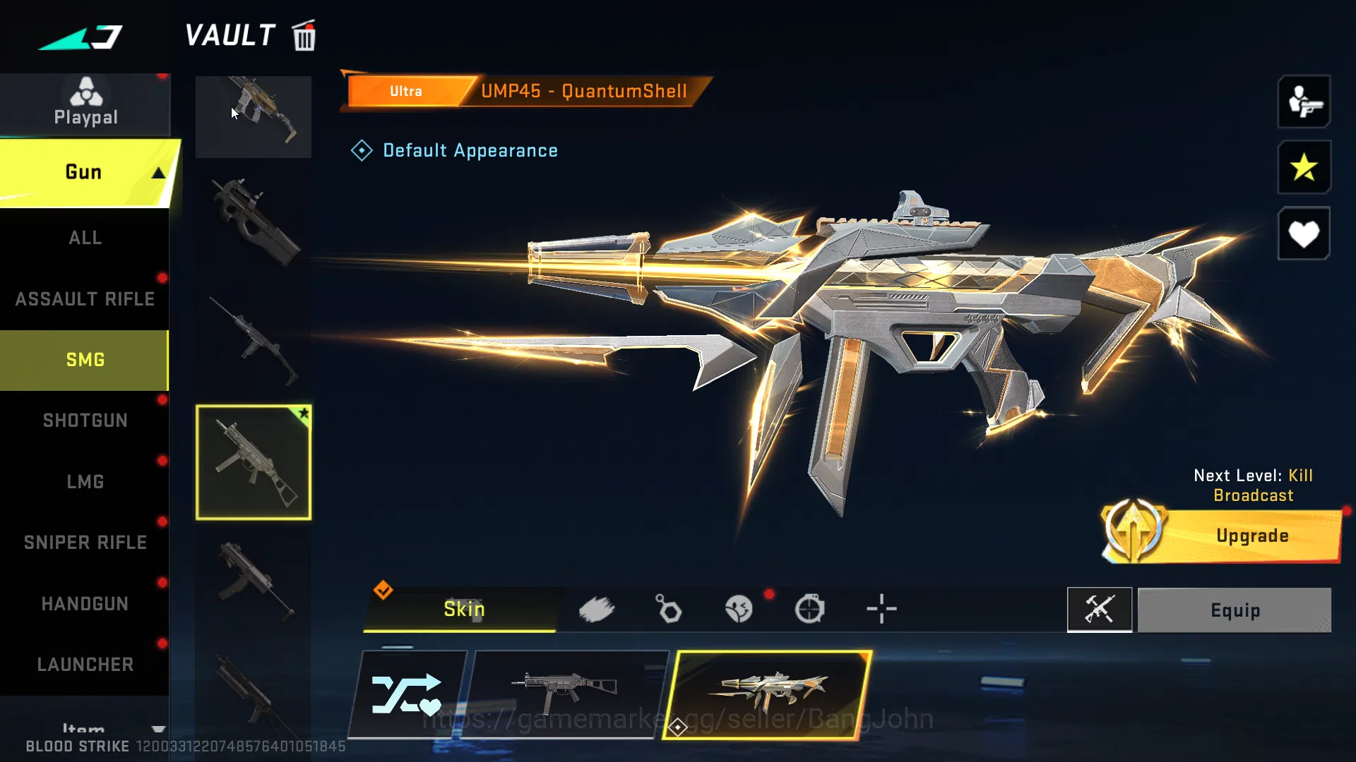 Blood Strike Accounts ASIA| Starter | Ultra UMP | Change Name | BS121B image 3