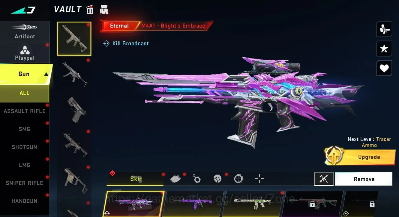 Blood Strike Accounts Others ASIA|1 ETERNAL: M4A1 Blight's Embrace2 Limited Strikers|3 Legendary Guns|LogNetEase(BS983Z) 1