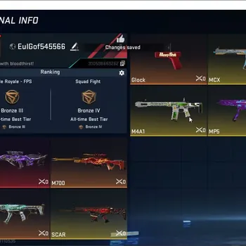 Blood Strike Accounts Others ASIA|1 ETERNAL: Kala-Whisper Lv2|1 AOT: M4A1|3 ULTRA GUNS|4 LEGENDARY GUNS|LogNetEase(BS1280Z)