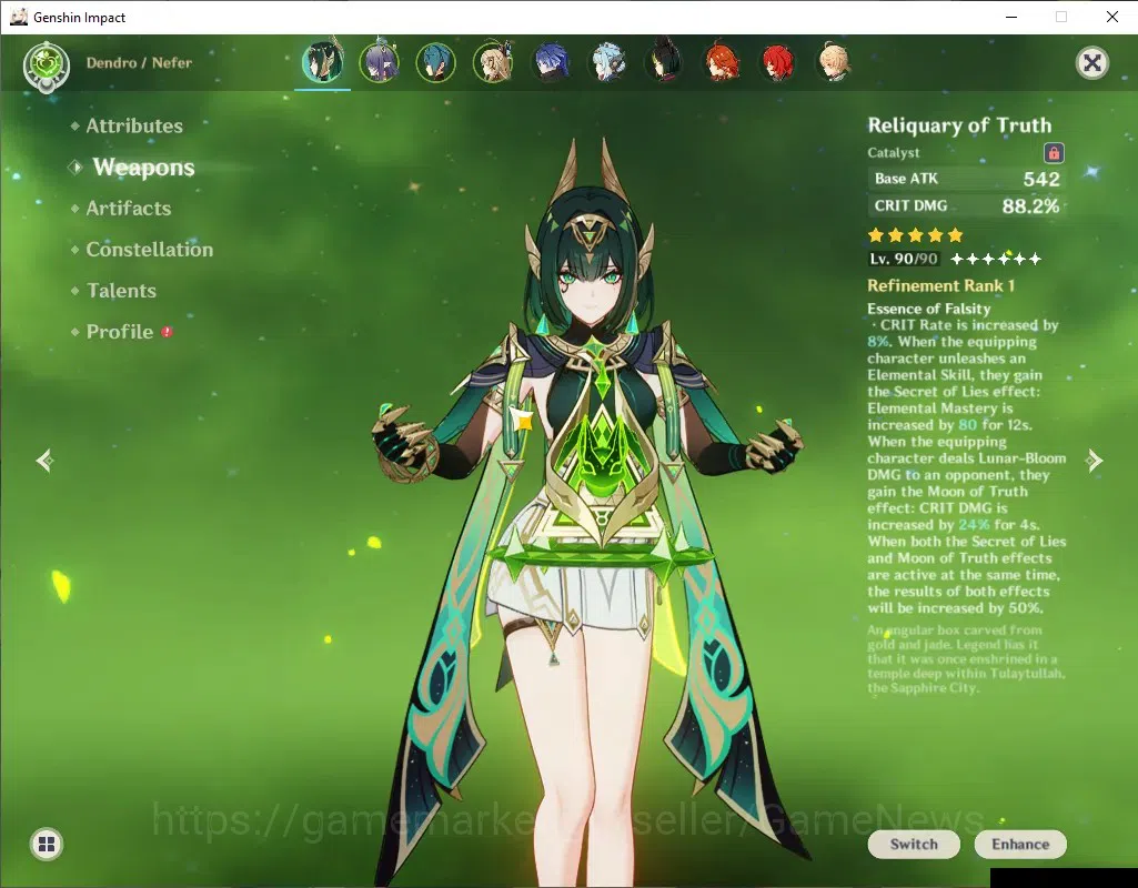 Genshin Impact Accounts ASIA|AR 56|Lunar Team Nod-Krai|5 Limited + 4 (*5Ch image 3