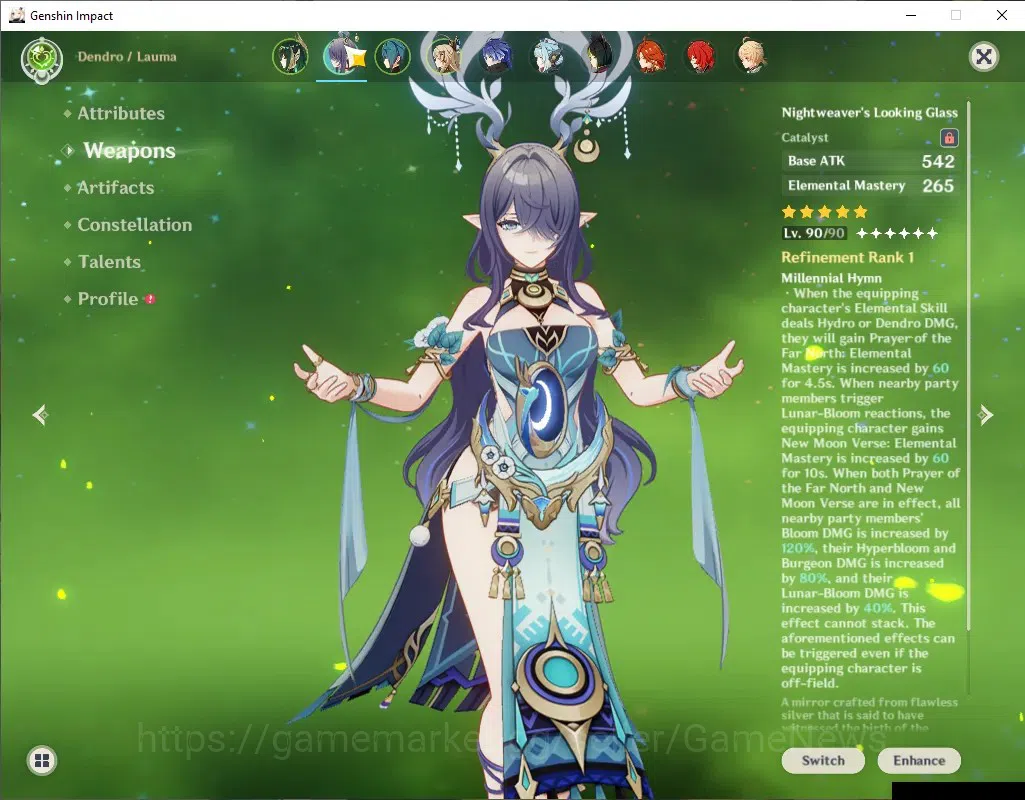 Genshin Impact Accounts ASIA|AR 56|Lunar Team Nod-Krai|5 Limited + 4 (*5Ch image 4