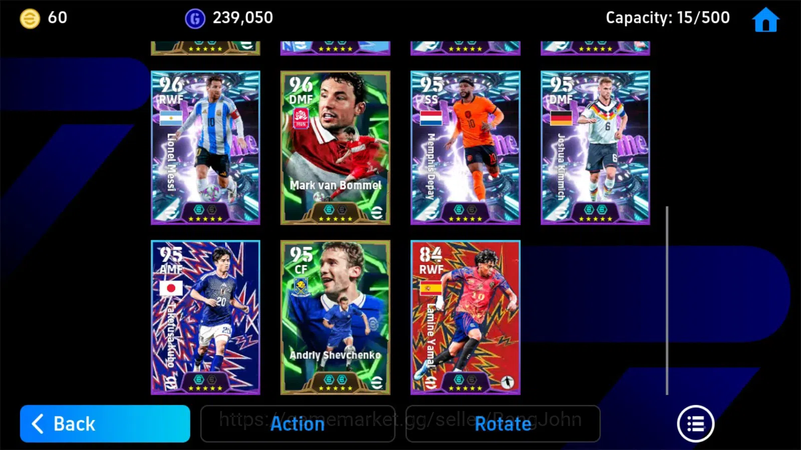 eFootball Accounts Others Mobile|PW 3157|Lamine Yamal BigT,New Kevin De Bruyne,Luis Diaz ShowT|2026|Check SS EFB2456B 1