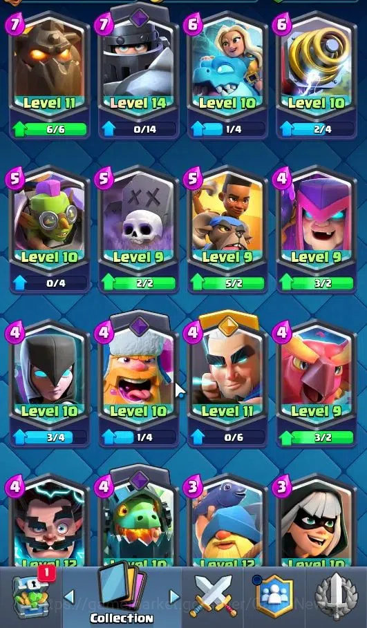 Clash Royale Accounts KTL 13|Trophy 9675|Card 121|LimitedSkin|9 EVO|3 Ch image 17