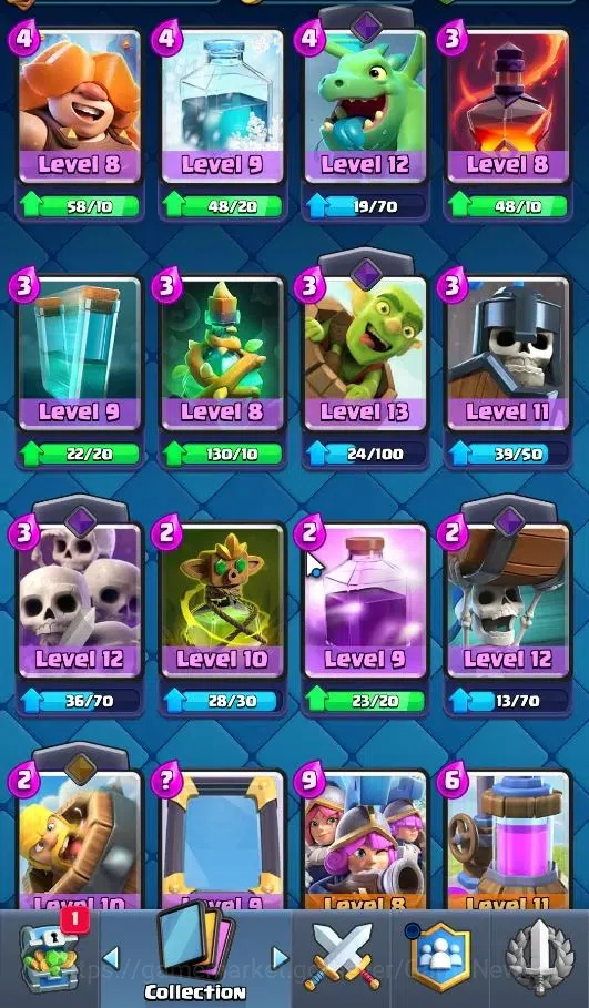 Clash Royale Accounts KTL 13|Trophy 9675|Card 121|LimitedSkin|9 EVO|3 Ch image 20